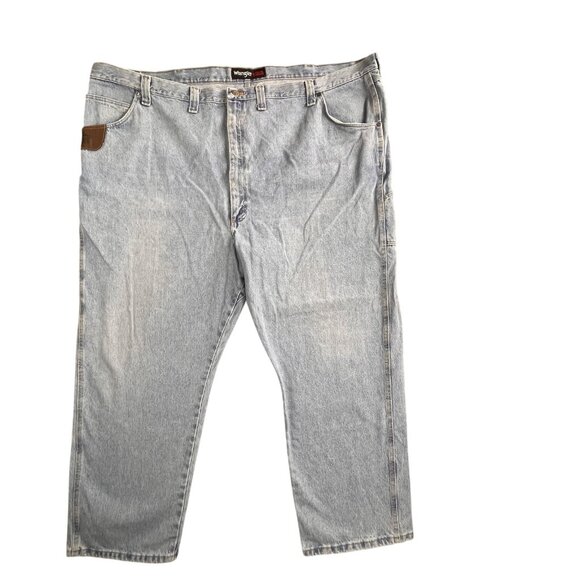 Wrangler Riggs Workwear Jeans Mens 54x30 Carpenter Utility Relaxed Fit Denim Pan - Picture 1 of 16